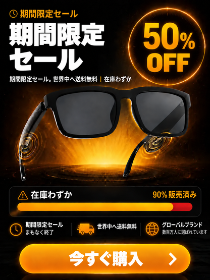 💌ズーム機能、調光レンズ、人工知能を用いたリアルタイム翻訳機能を備えたスマートグラス📌1